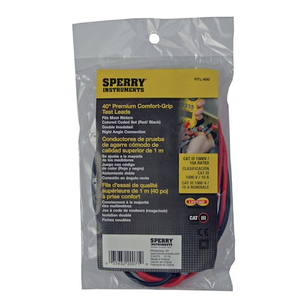 Gardner Bender Sperry 1000 V Lead Wire Replacement RTL-600